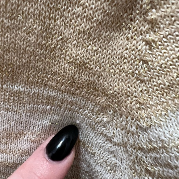 LoveShackFancy Cropped Metallic Cardigan - Picture 6 of 8